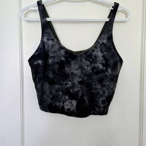 Lululemon Align Diamond Dye Pitch Grey Graphite Cropped Tank